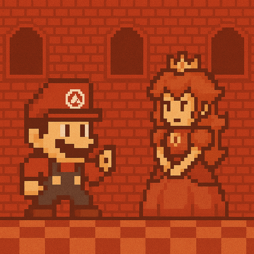 Mario and Princess Peach